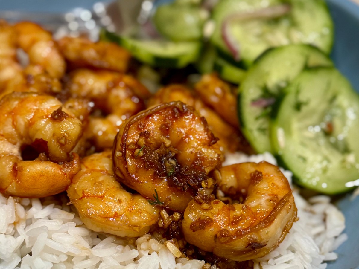Dinner at My House: Honey-Garlic&nbsp;Shrimp